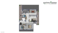 Grundriss - Penthousewohnung in Mayrhofen mit atemberaubendem Bergpanorama