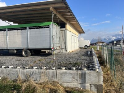 Ideal für Neustart Gewerbe/Handwerksbetrieb, ca 460m² bis 700m² – teilweise überdachte Freifläche samt 2 Doppelcontainer mit bester Autobahnanbindung!, 6232 Münster, Lager mit Freifläche